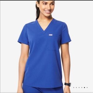 FIGS Catarina Scrub Top Limited Edition Winning Blue Size Small